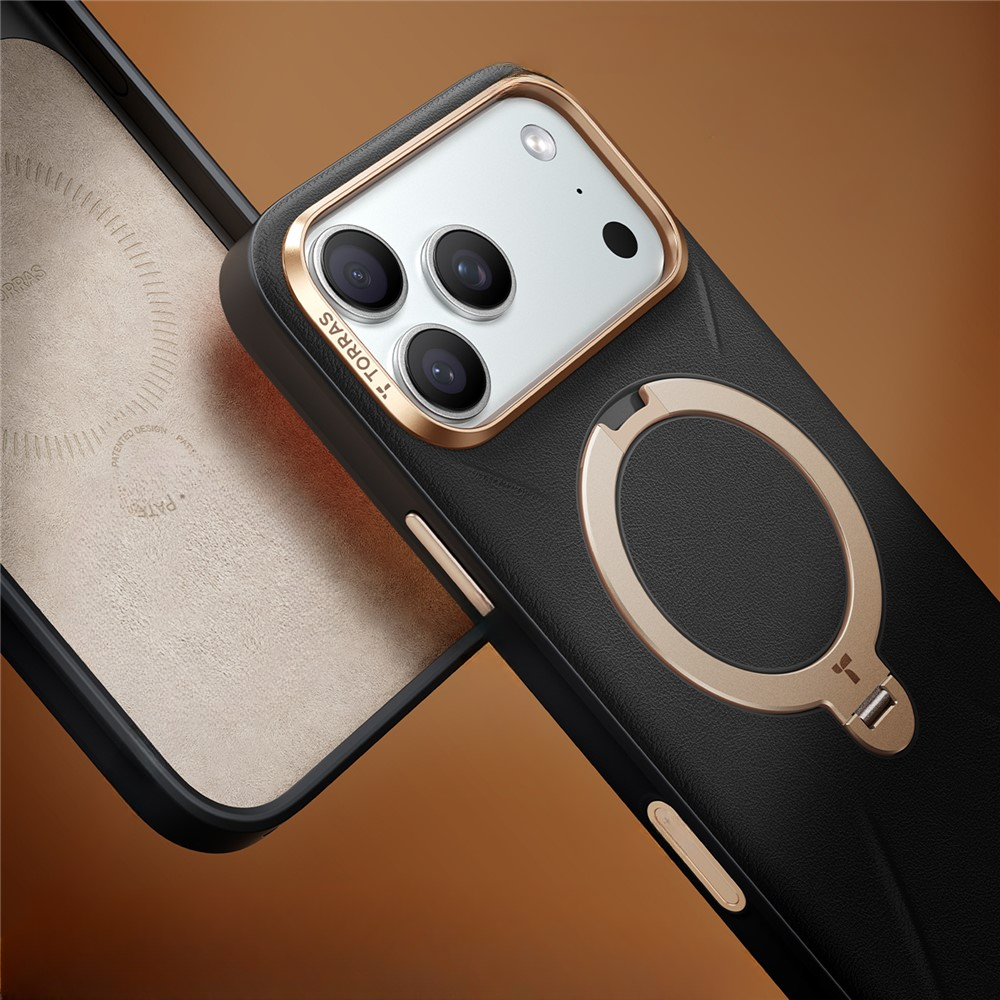 iPhone 17 Pro - TORRAS Ostand Q3 VegSkin Cover MagSafe con supporto