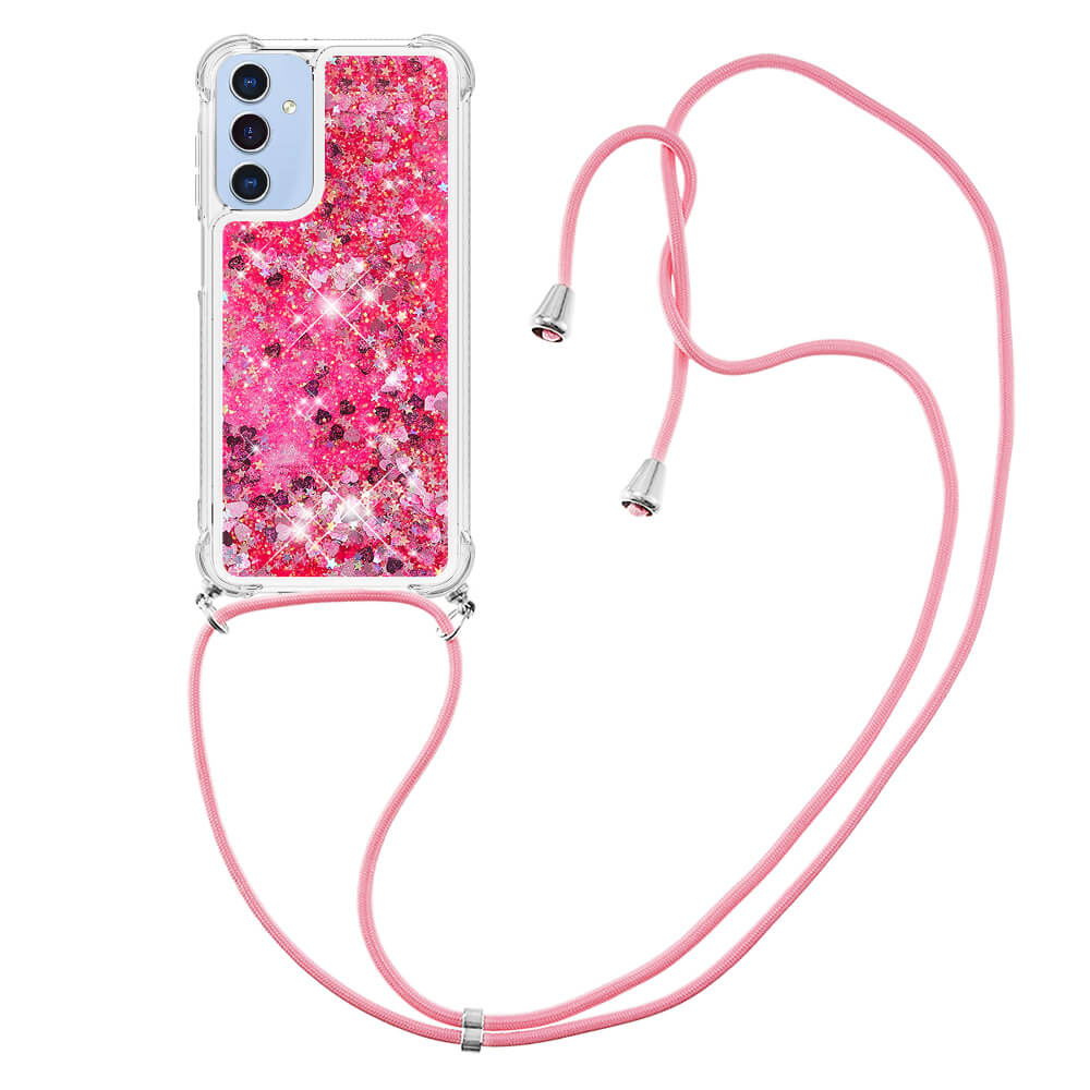 Galaxy A17 / A26 - Glitter case with Lanyard