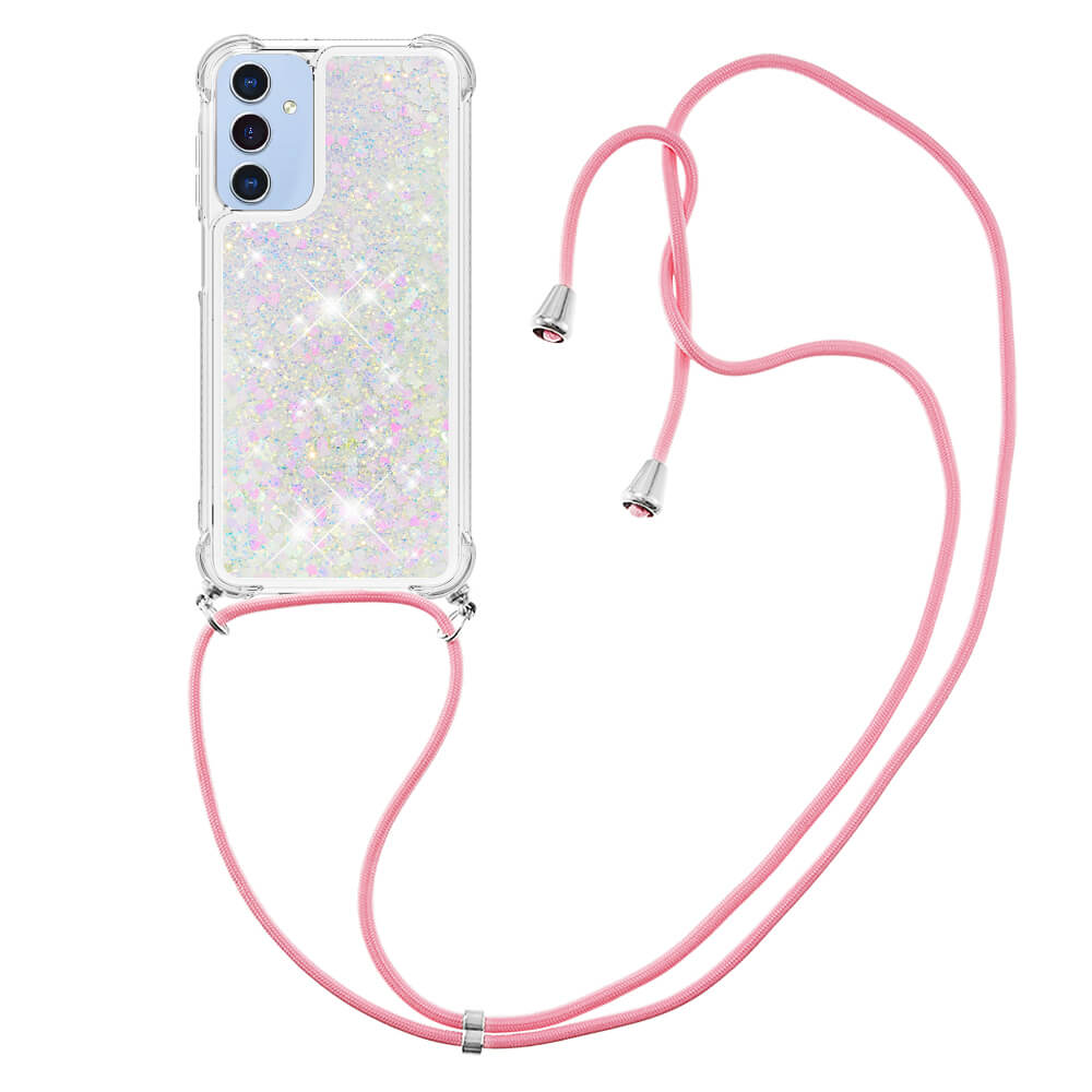 Galaxy A17 / A26 - Glitter case with Lanyard