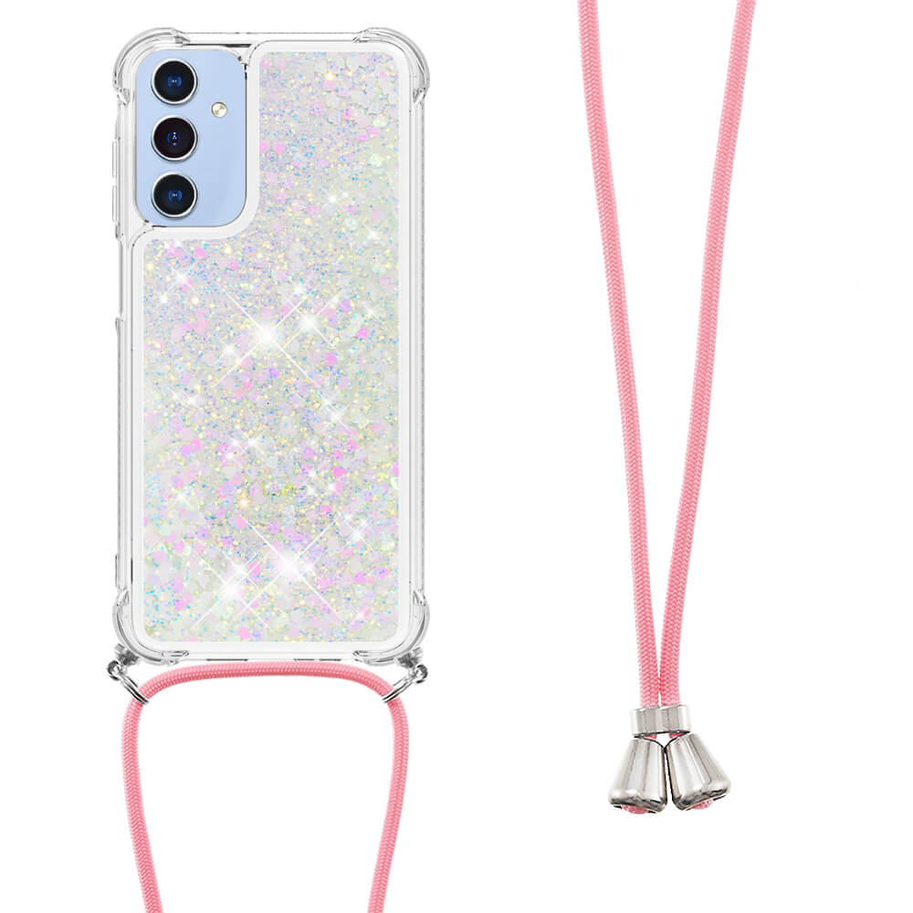 Galaxy A17 / A26 - Glitter case with Lanyard