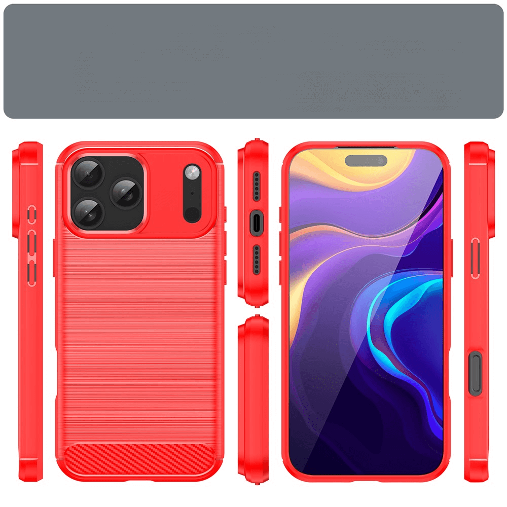 iPhone 17 Pro Max - Metal Carbon Look Case