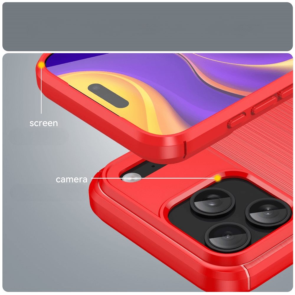 iPhone 17 Pro Max - Metal Carbon Look Case