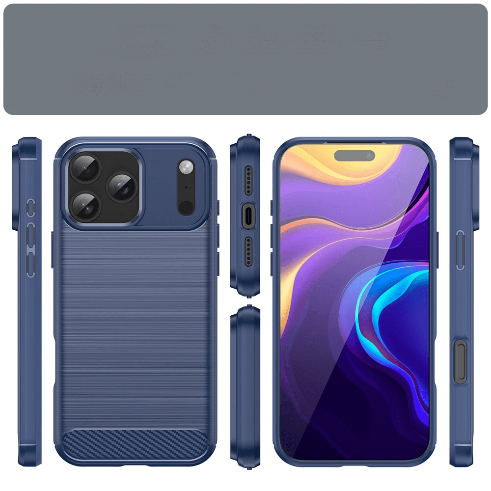 iPhone 17 Pro Max - Metal Carbon Look Case