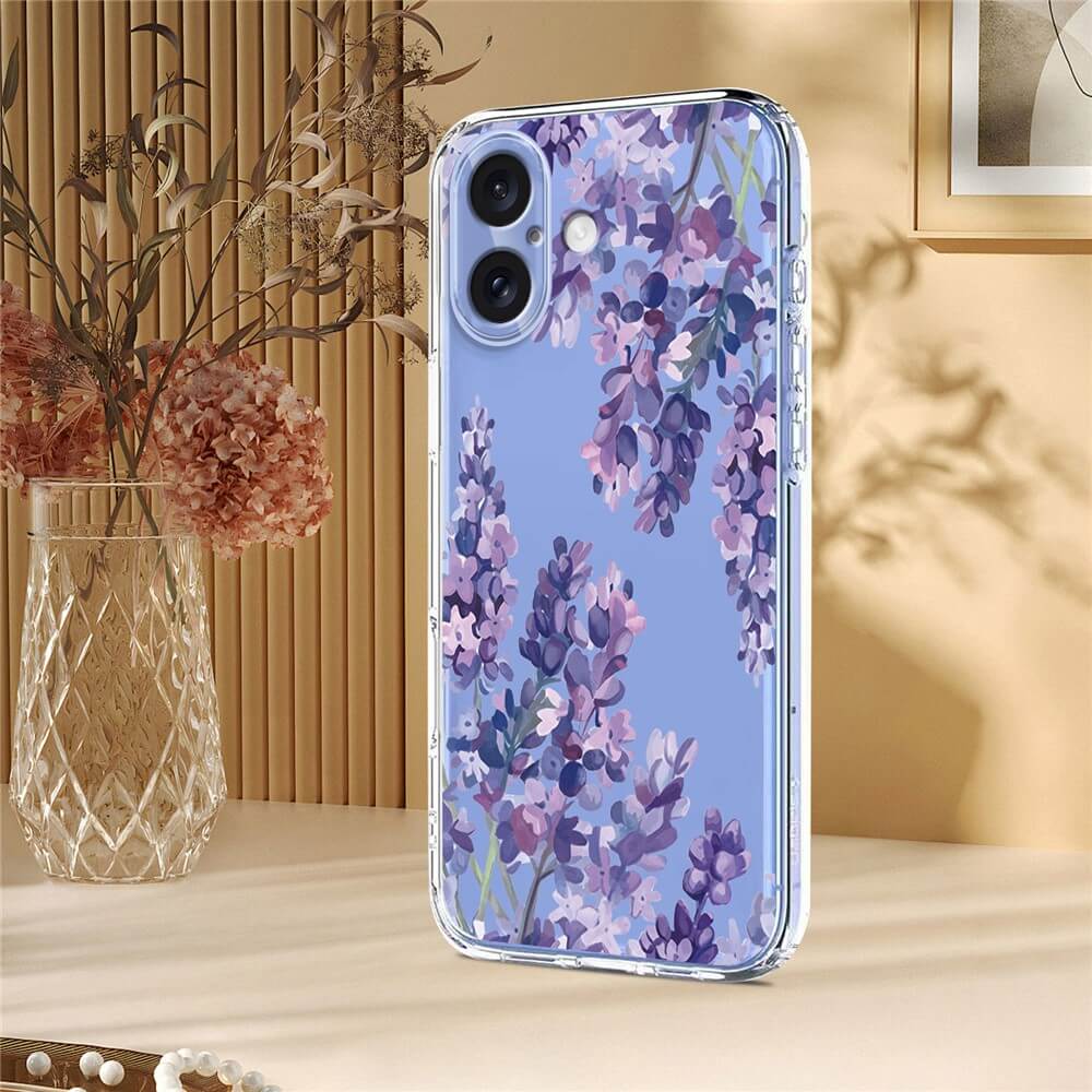 iPhone 17 - Silikon Gummi Hülle Blumen