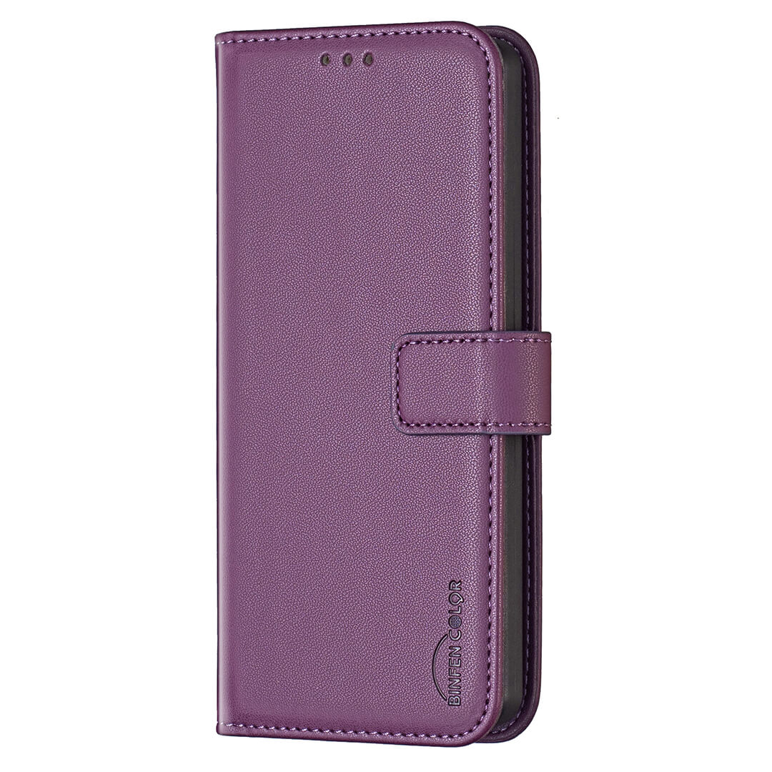 Xiaomi Redmi 15C - Étui en cuir BINFEN avec bloqueur RFID
