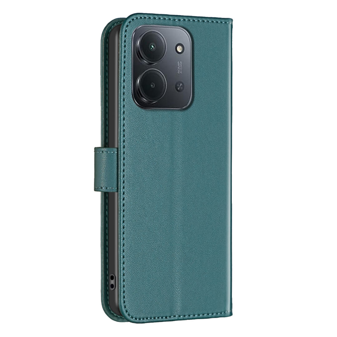Xiaomi Redmi 15C - Étui en cuir BINFEN avec bloqueur RFID