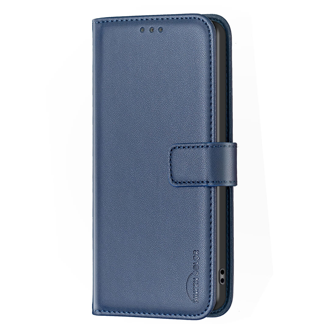 Xiaomi Redmi 15C - Étui en cuir BINFEN avec bloqueur RFID