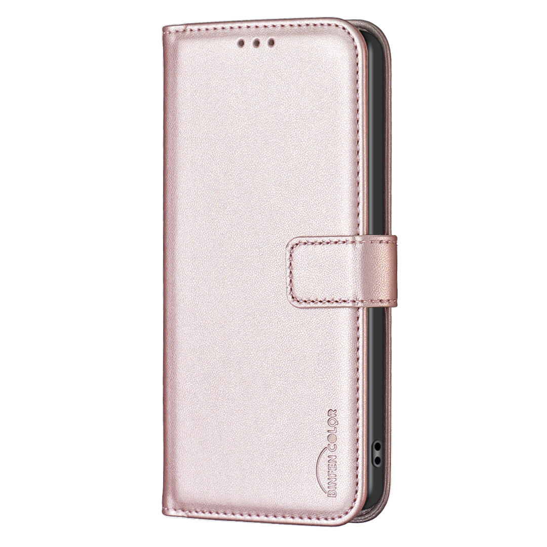 Xiaomi Redmi 15C - Étui en cuir BINFEN avec bloqueur RFID