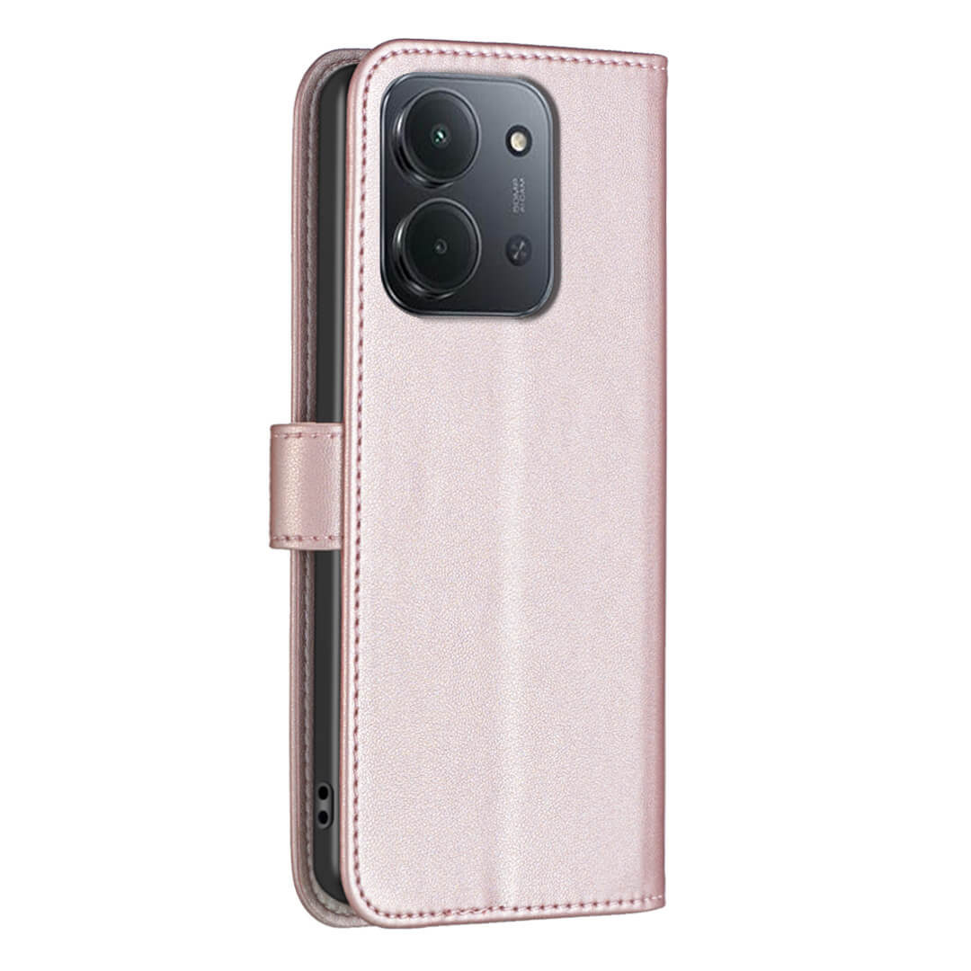 Xiaomi Redmi 15C - Étui en cuir BINFEN avec bloqueur RFID