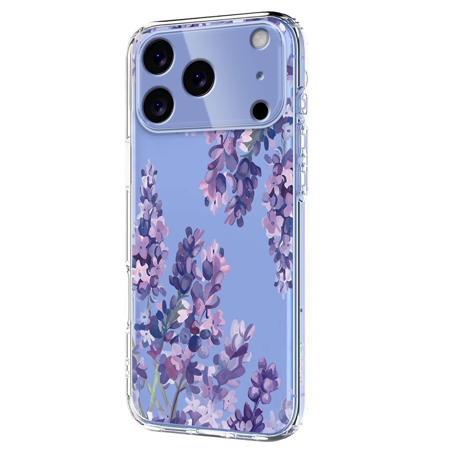 iPhone 17 Pro - Coque en caoutchouc silicone fleures