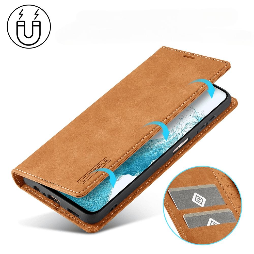 Galaxy A17 - LC.IMEEKE Flip Case Vintage