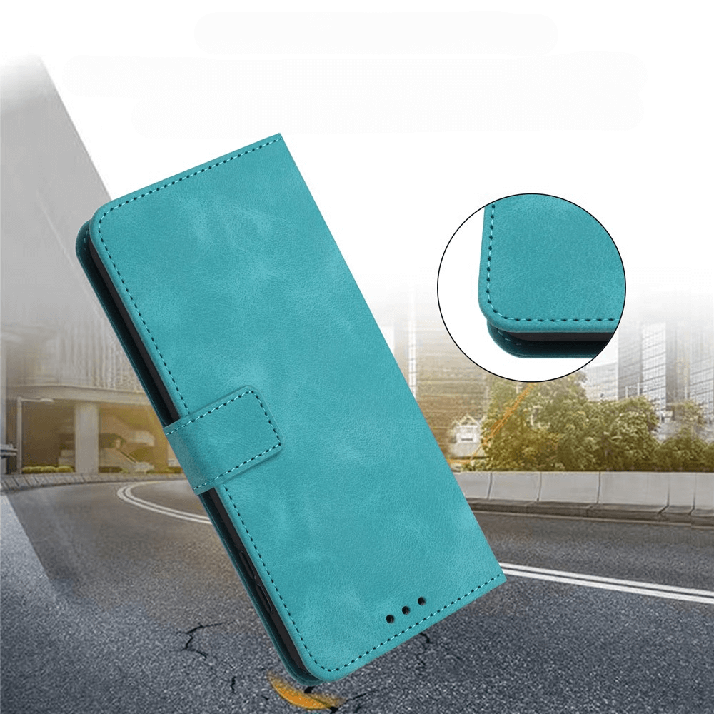 Galaxy A17 / A16 / A26 – Suede Look Wallet in Vintage Design