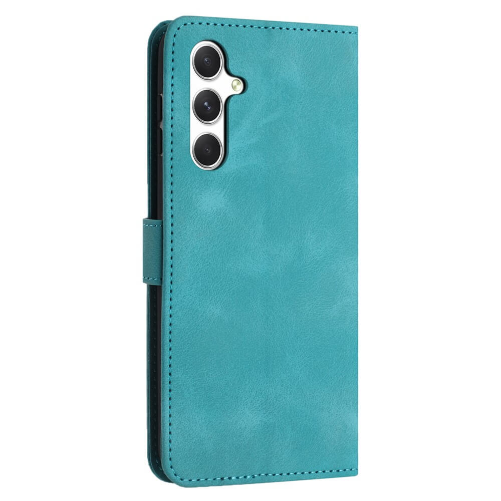 Galaxy A17 / A16 / A26 – Suede Look Wallet in Vintage Design