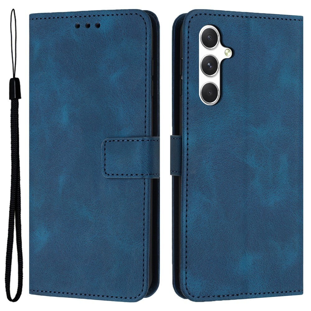 Galaxy A17 / A16 / A26 – Suede Look Wallet in Vintage Design