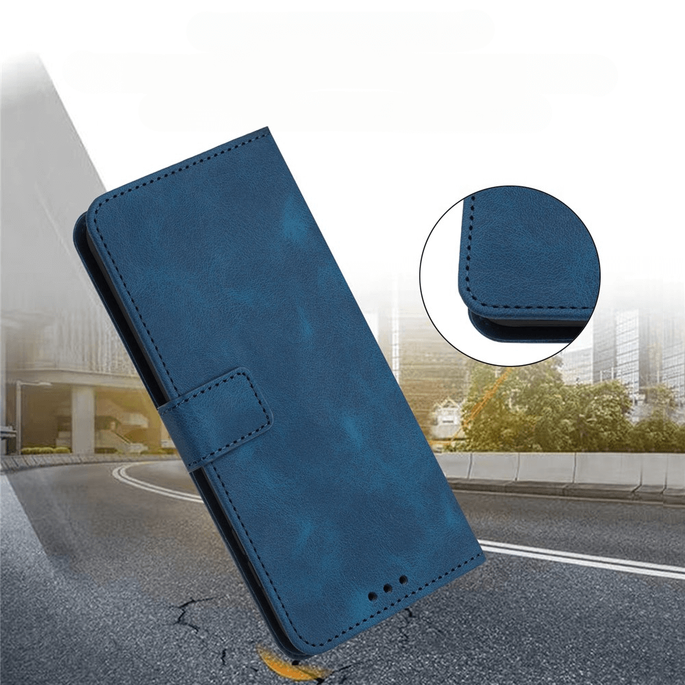 Galaxy A17 / A16 / A26 – Suede Look Wallet in Vintage Design