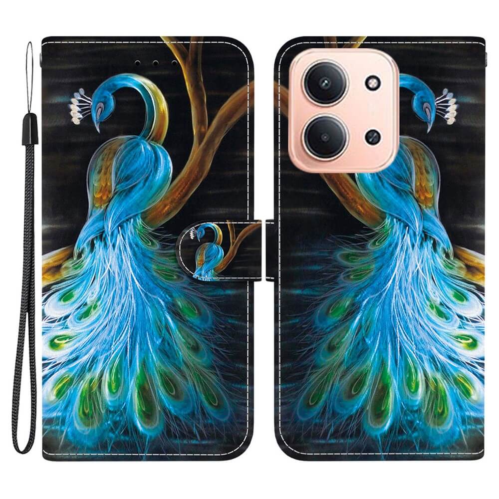 Xiaomi Redmi 15C - Étui pour portable à rabat avec motif