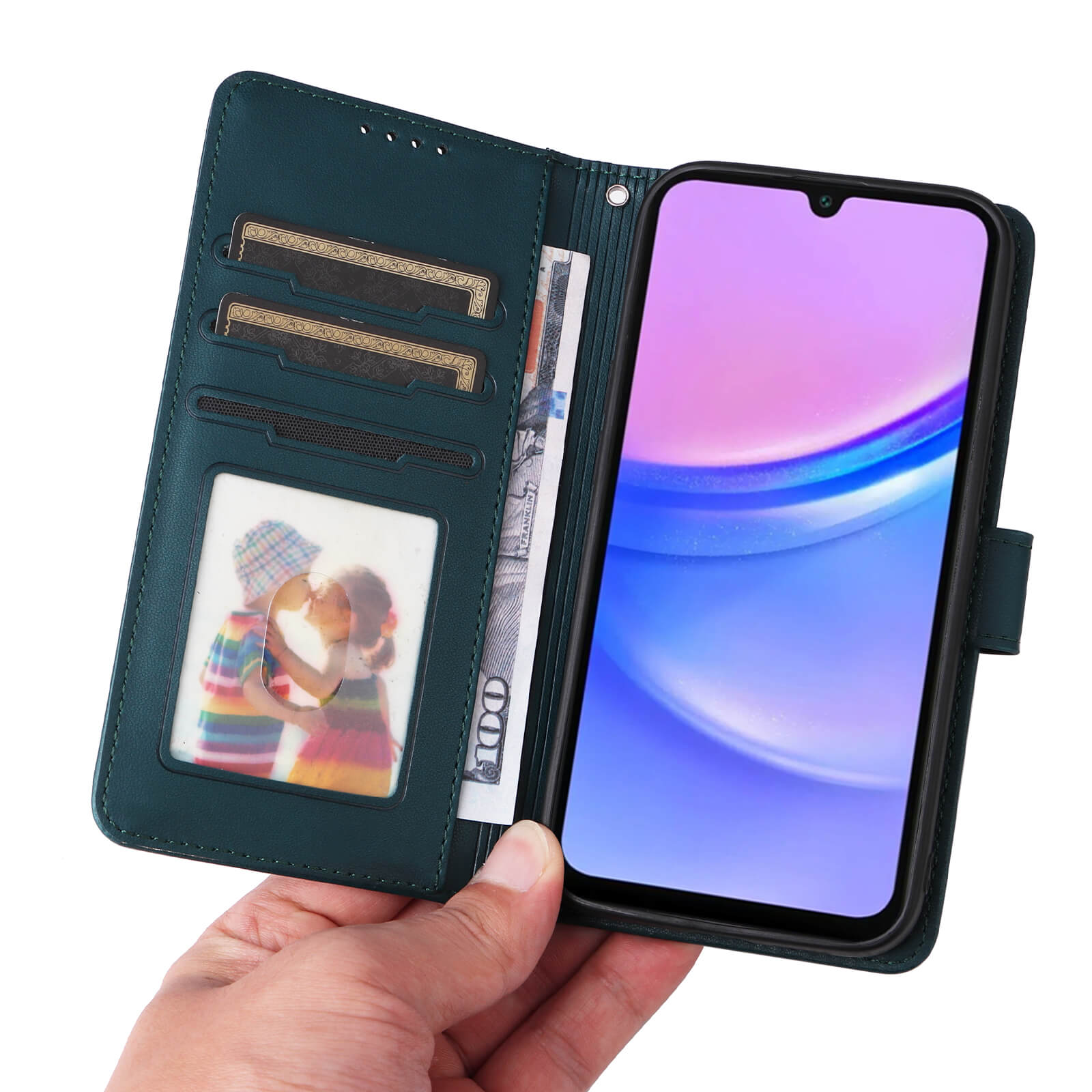 Galaxy A17 - Custodia portafoglio divisibile 2 in 1 