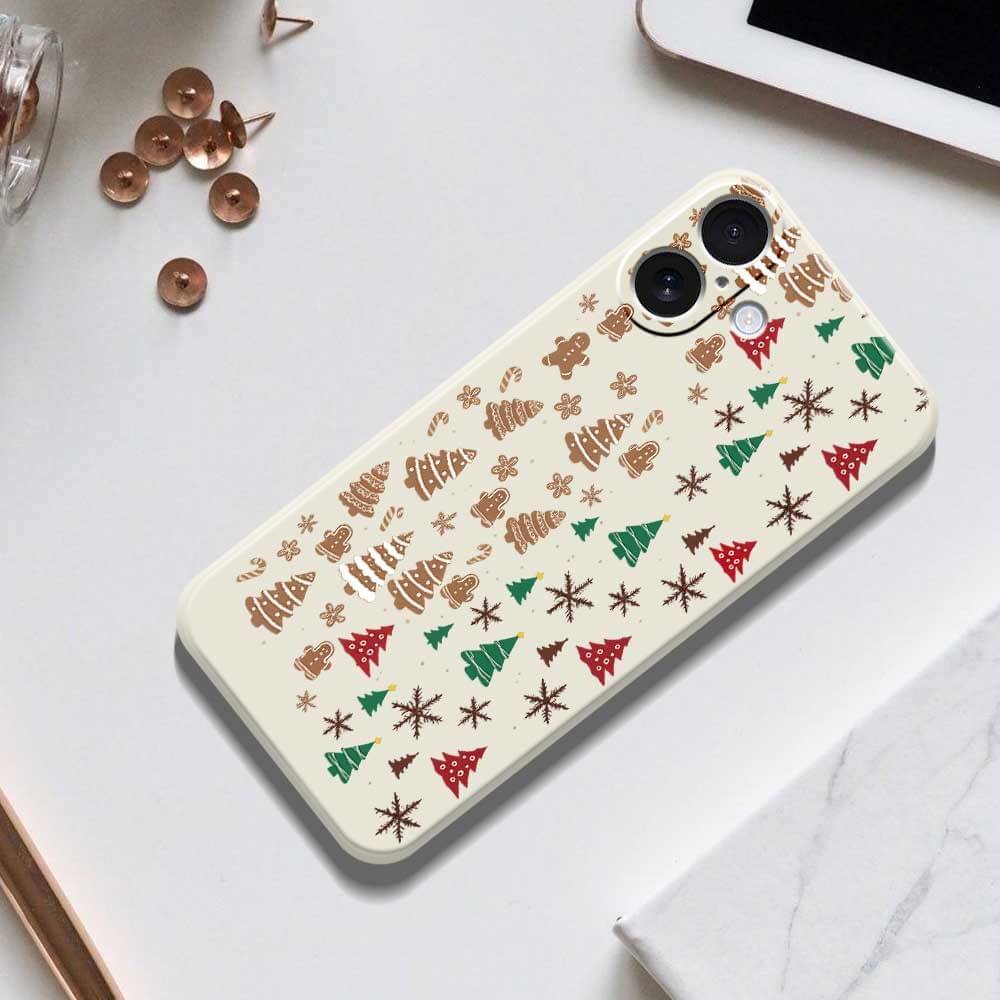 iPhone 17 - Silicone Rubber Case Christmas