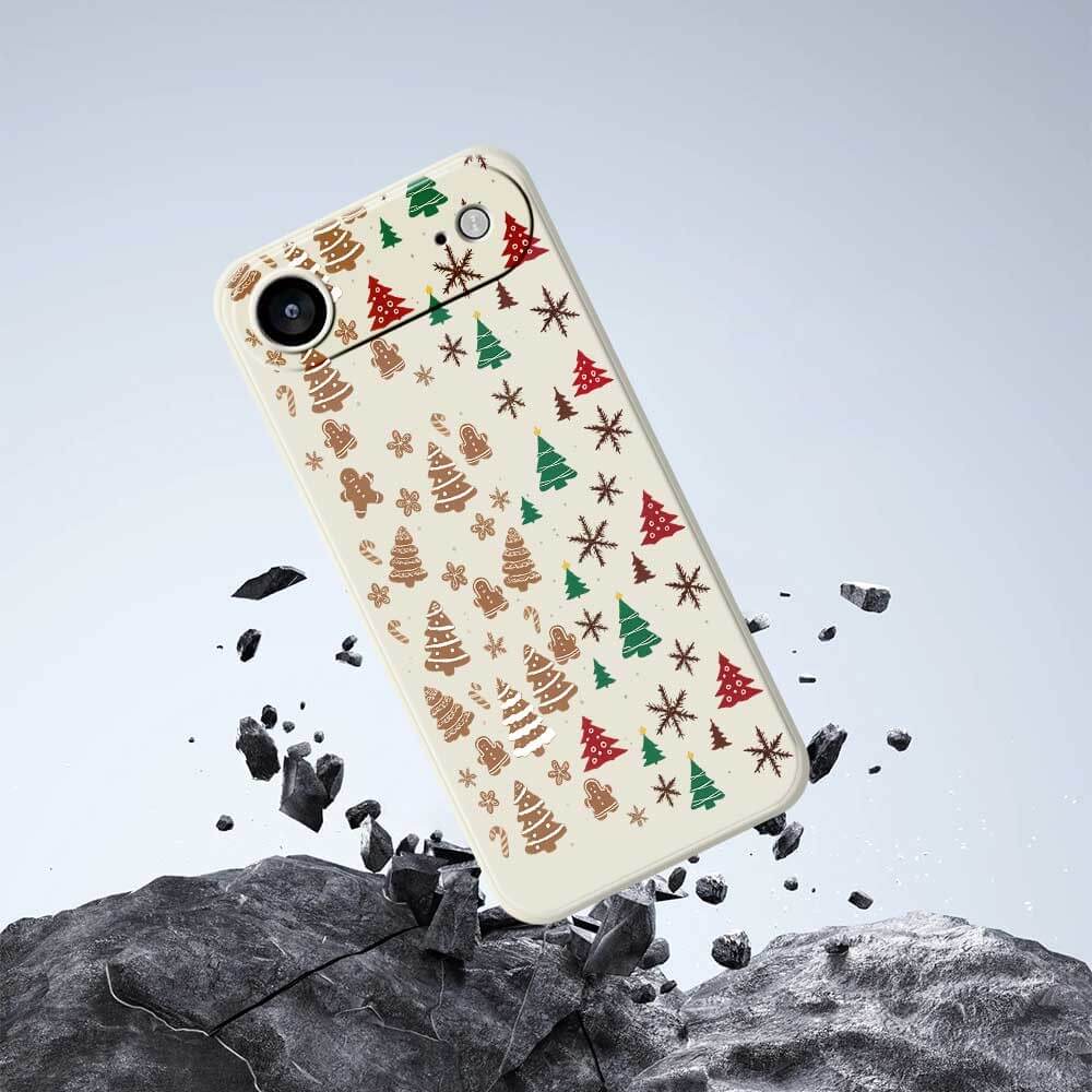 iPhone 17 Air - Silikon Gummi Hülle Christmas