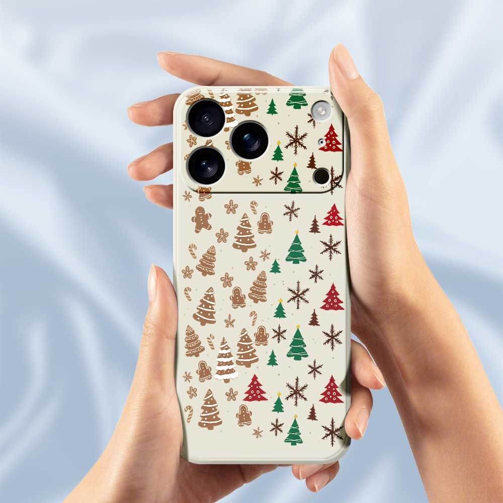 iPhone 17 Pro - Silikon Gummi Hülle Christmas