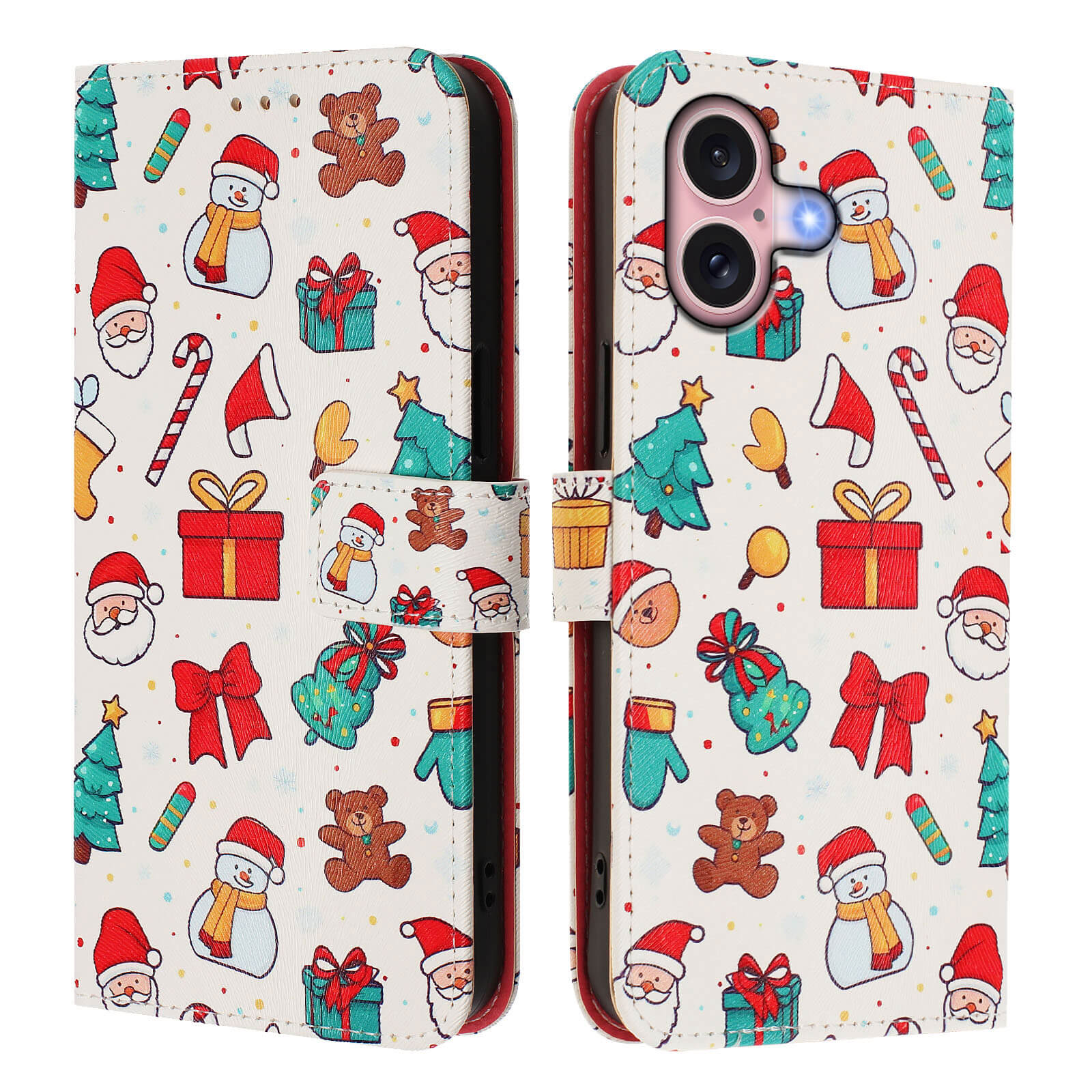 iPhone 16 - Etui Hülle mit Motiv Weihnachten