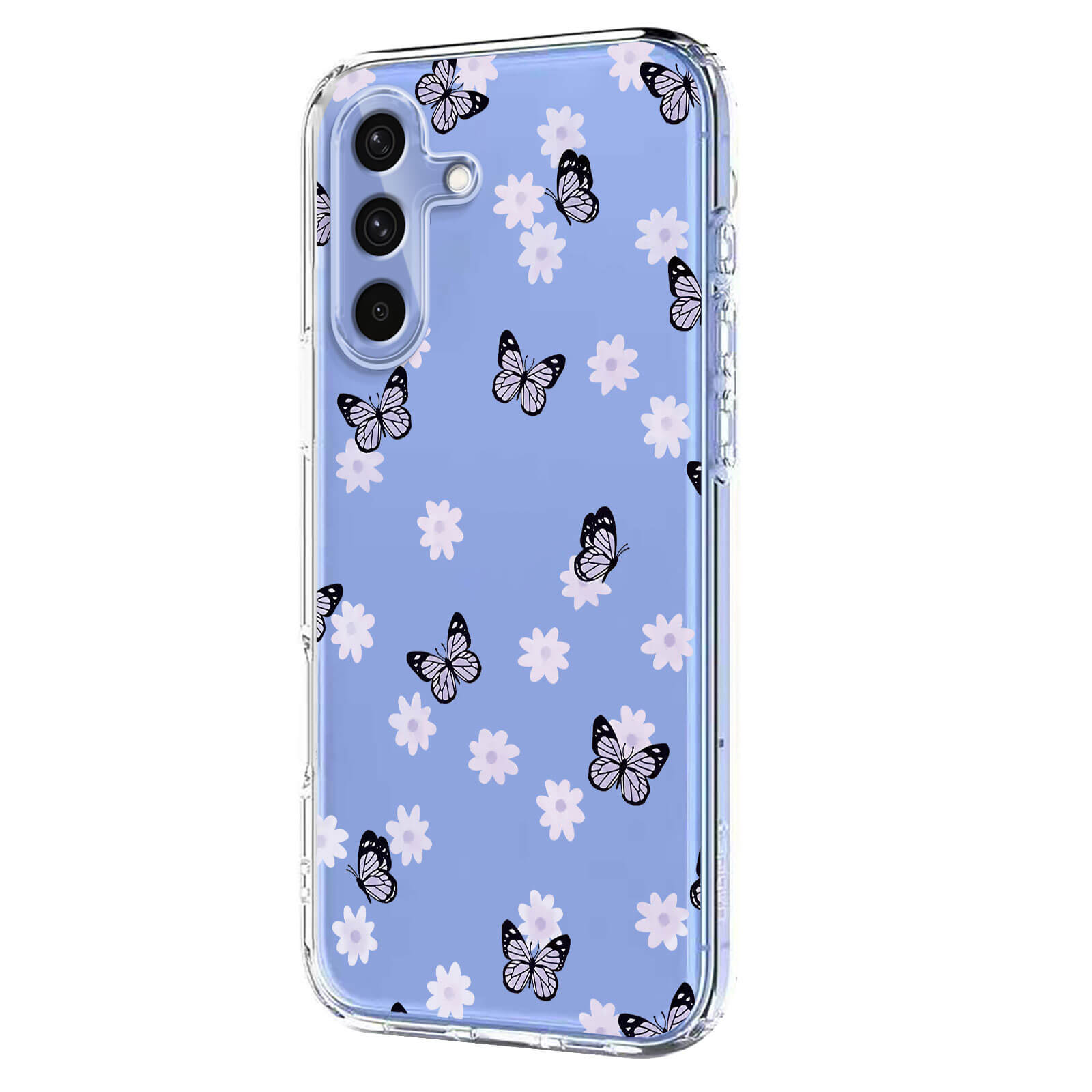 Galaxy S25 FE - Coque en caoutchouc silicone fleures