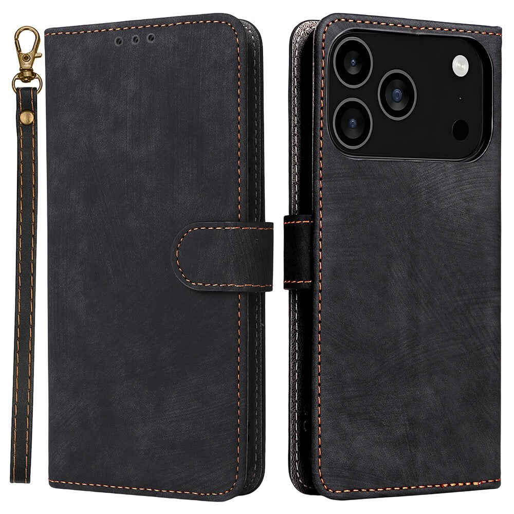 iPhone 17 Pro Max - Ledertasche mit RFID Blocker