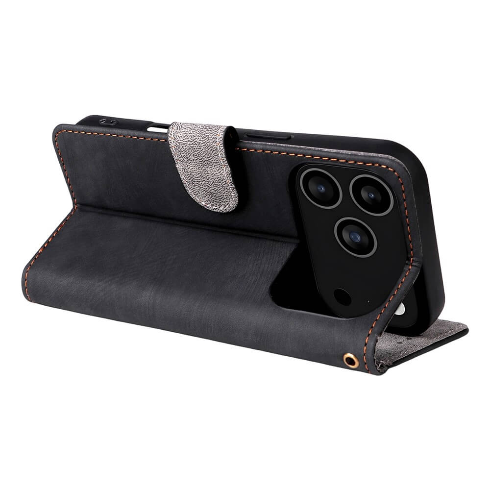 iPhone 17 Pro Max - Ledertasche mit RFID Blocker