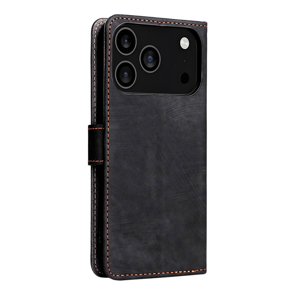 iPhone 17 Pro Max - Ledertasche mit RFID Blocker