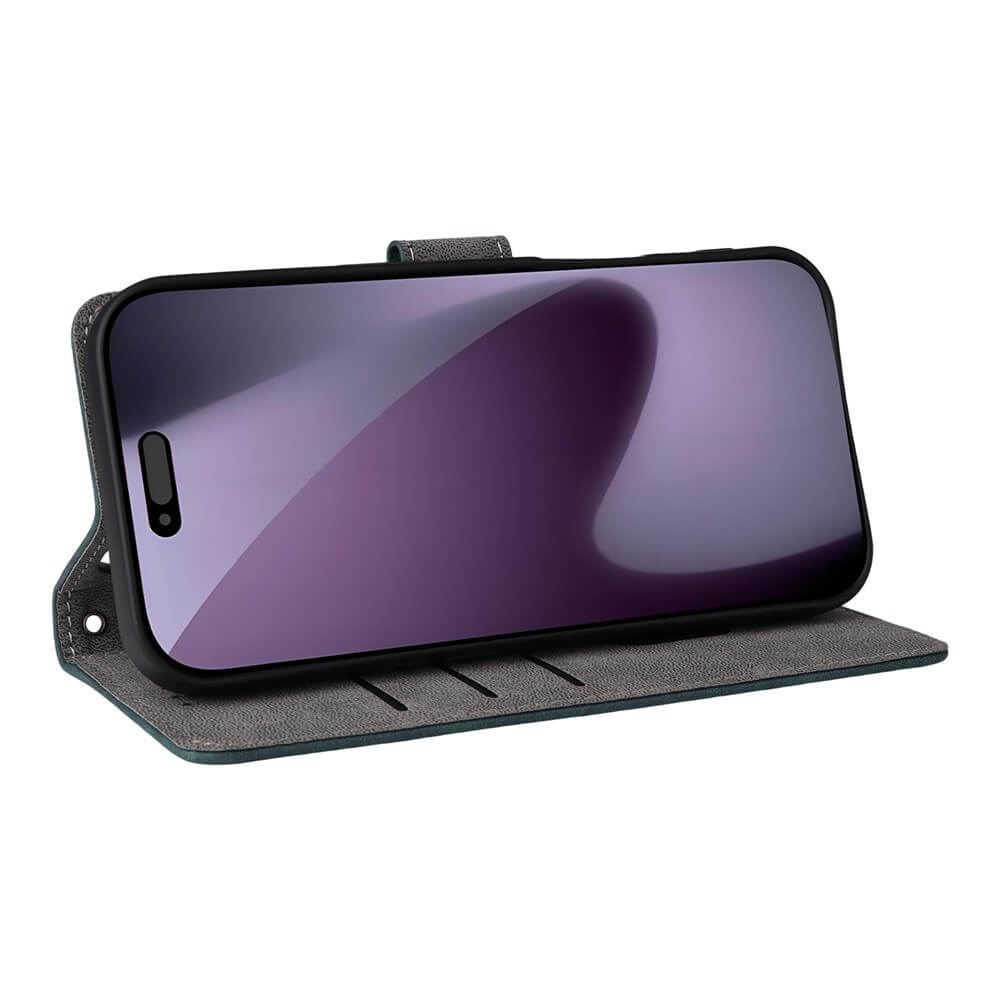 iPhone 17 Pro Max - Ledertasche mit RFID Blocker
