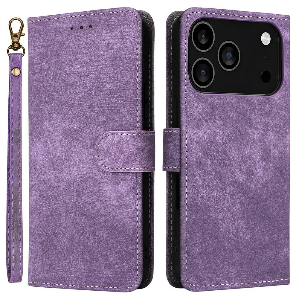 iPhone 17 Pro Max - Ledertasche mit RFID Blocker