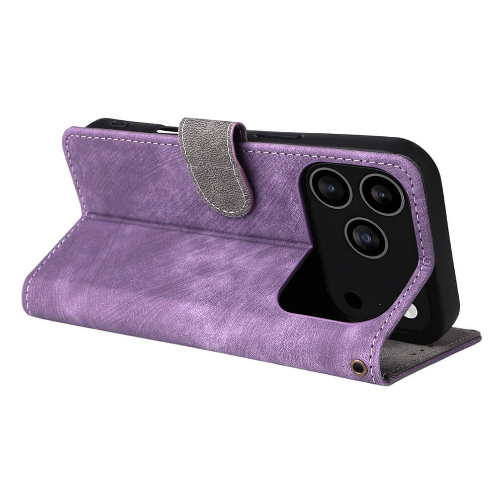 iPhone 17 Pro Max - Ledertasche mit RFID Blocker