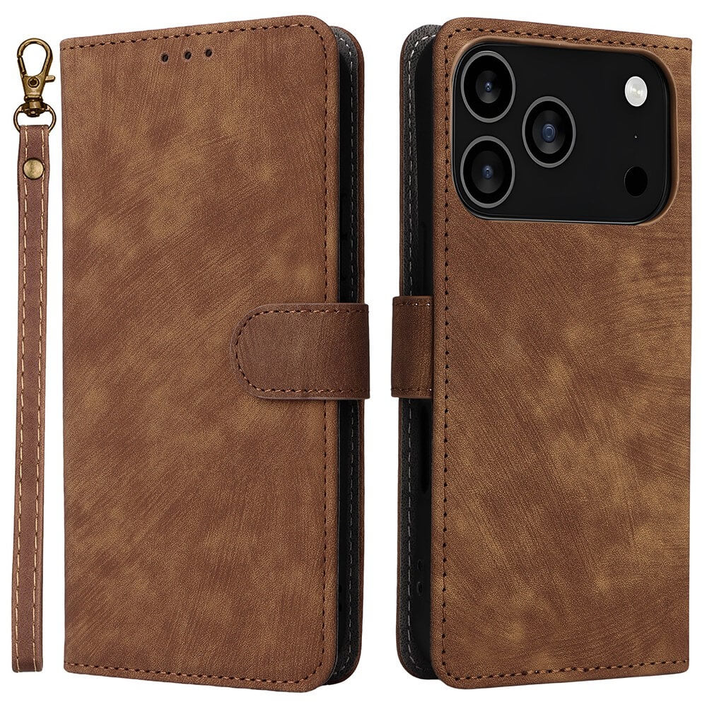 iPhone 17 Pro Max - Ledertasche mit RFID Blocker