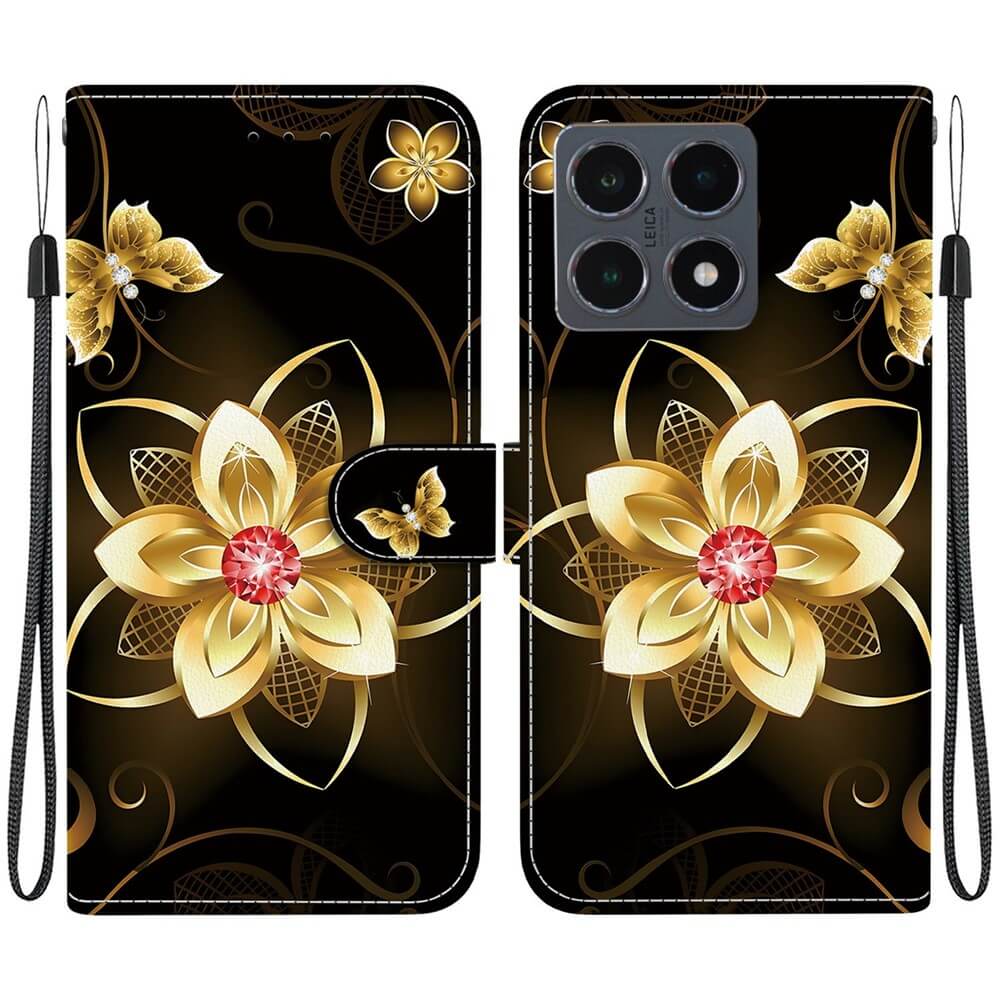 Xiaomi 15T - Custodia in pelle con motivo