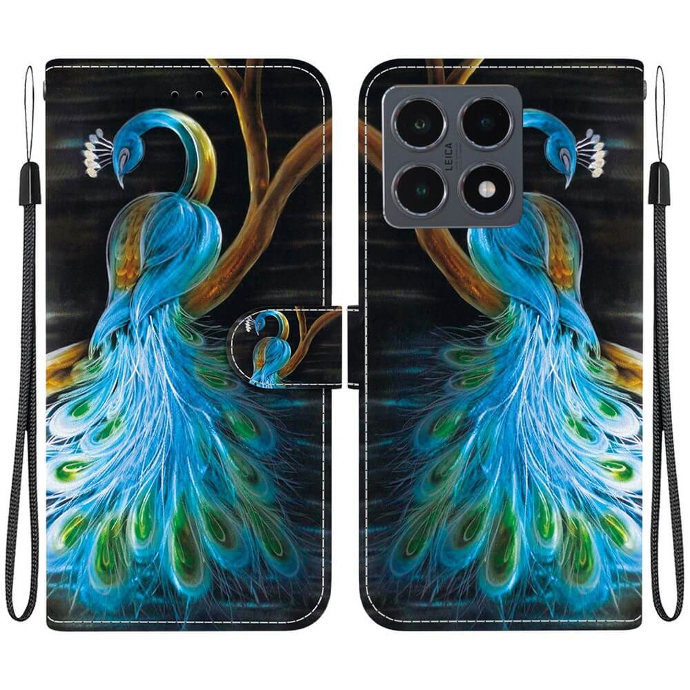 Xiaomi 15T - Custodia in pelle con motivo
