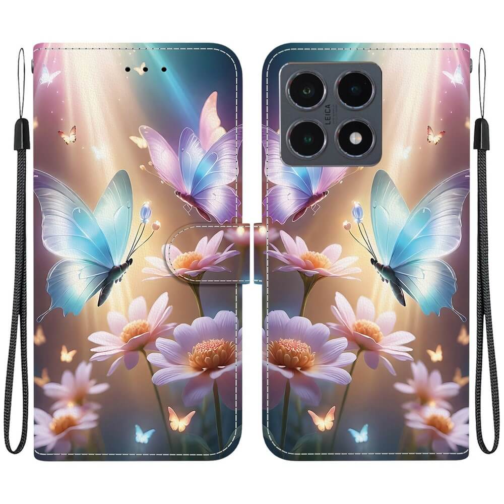 Xiaomi 15T - Custodia in pelle con motivo