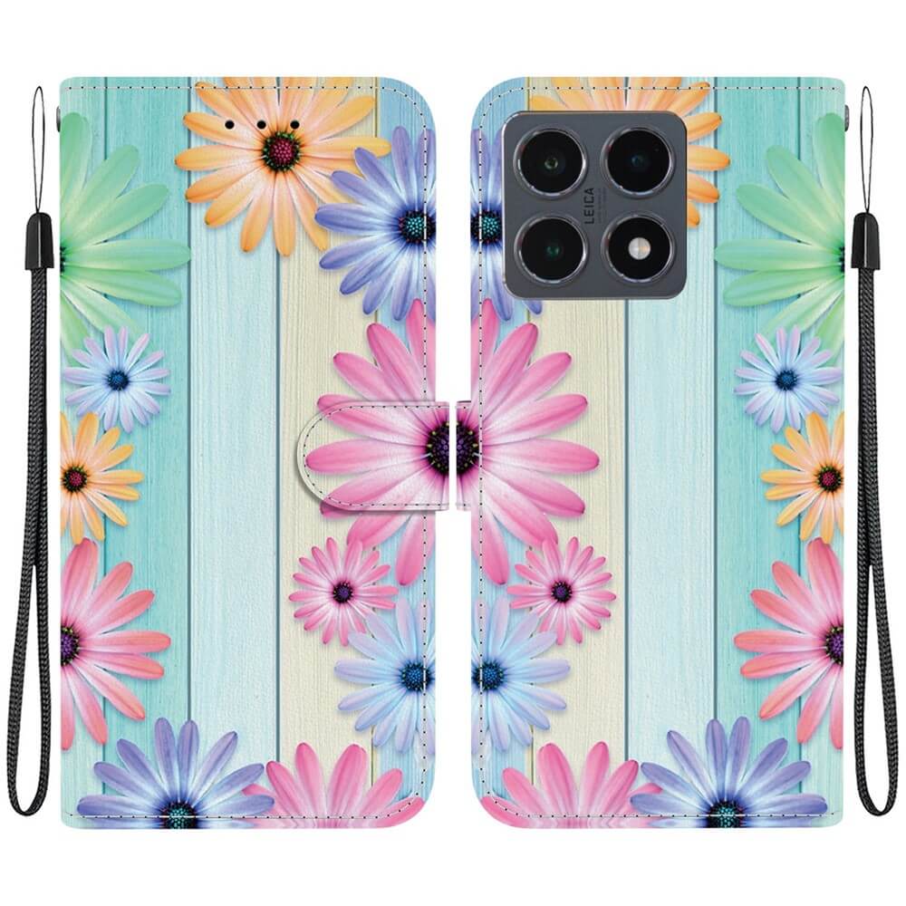 Xiaomi 15T - Custodia in pelle con motivo