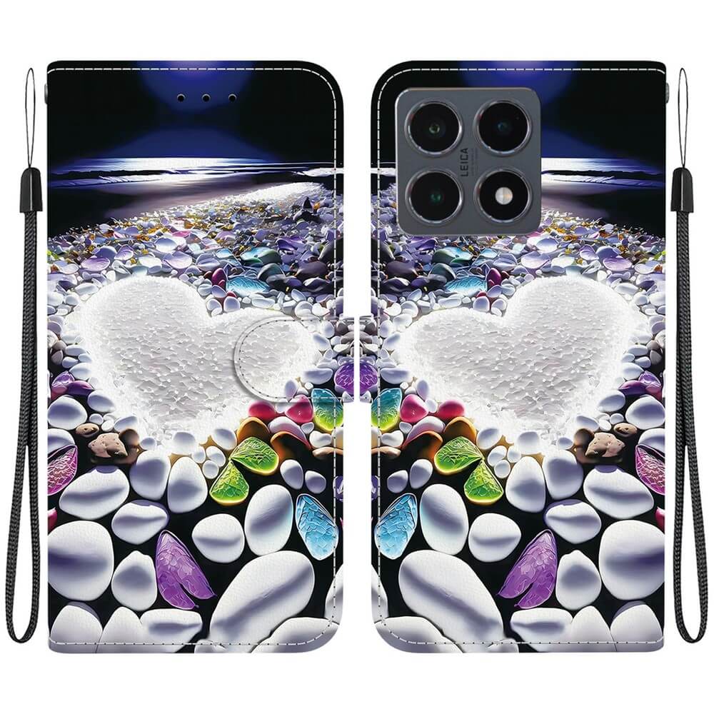 Xiaomi 15T - Custodia in pelle con motivo