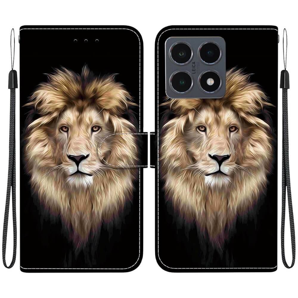 Xiaomi 15T - Custodia in pelle con motivo