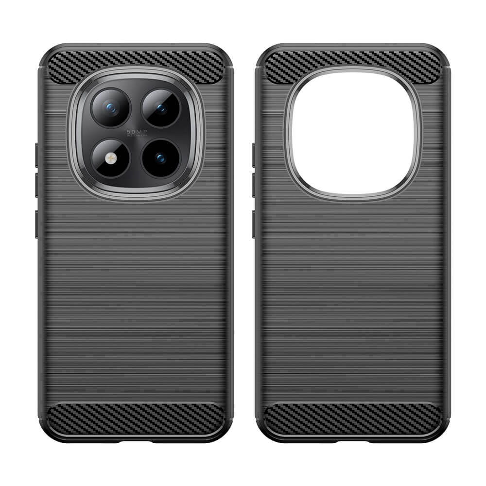 Xiaomi Redmi Note 15 Pro+ / Poco M8 Pro - Cover in look metallo carbonio