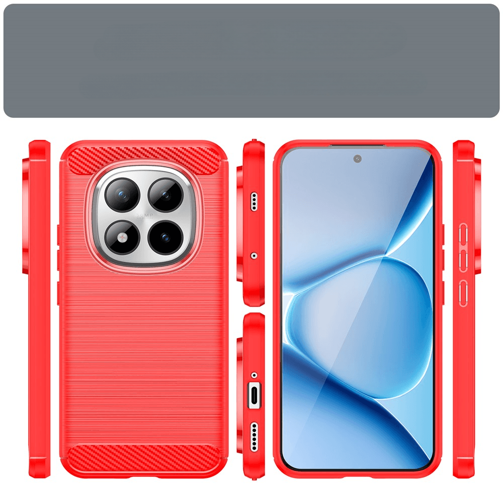 Xiaomi Redmi Note 15 Pro+ / Poco M8 Pro - Cover in look metallo carbonio