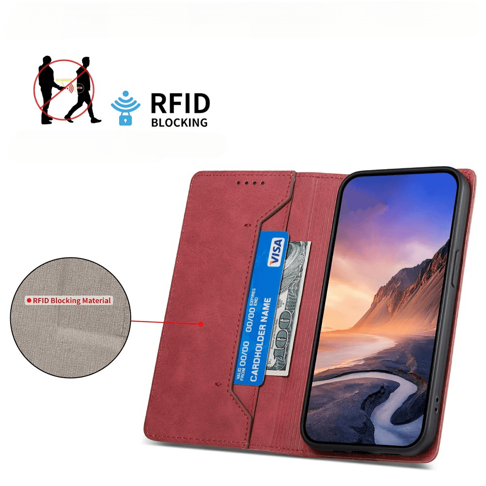 Xiaomi Redmi Note 15 Pro+ / Poco M8 Pro - Custodia flip con blocco RFID 