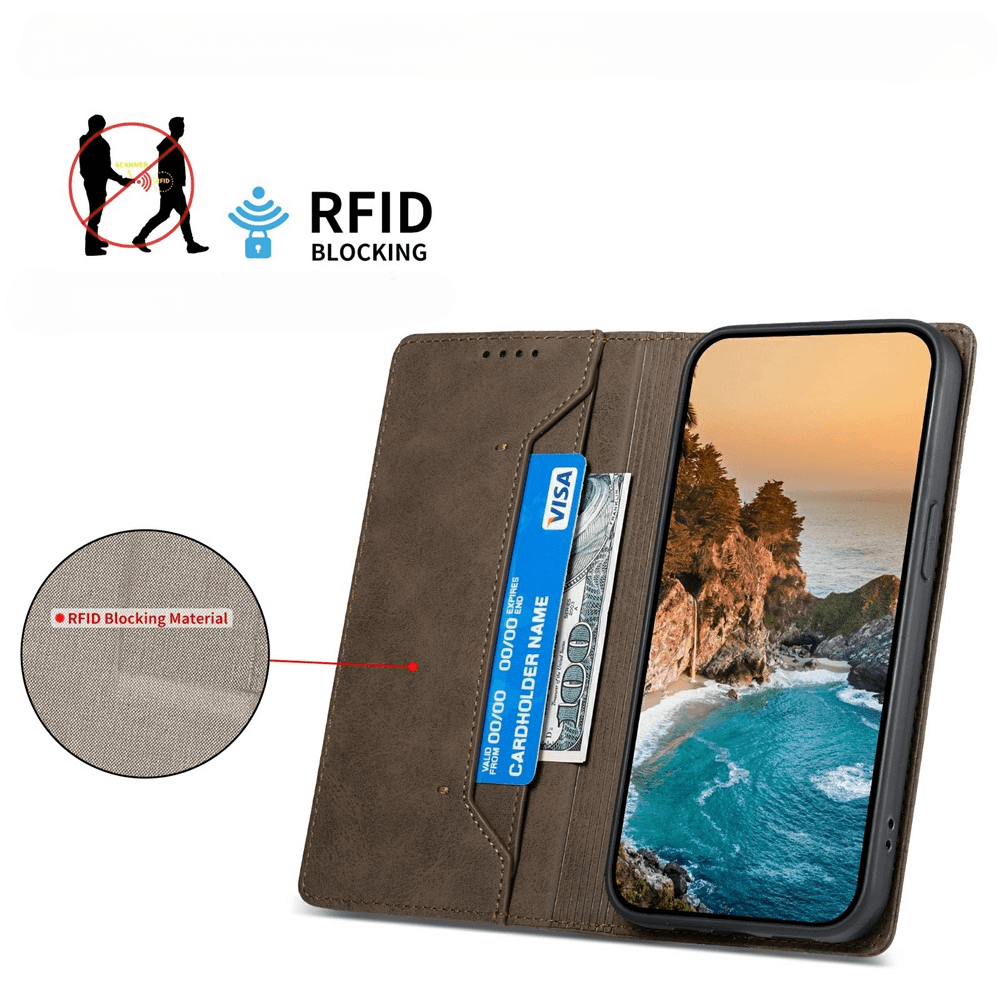 Xiaomi Redmi Note 15 Pro+ / Poco M8 Pro - Custodia flip con blocco RFID 