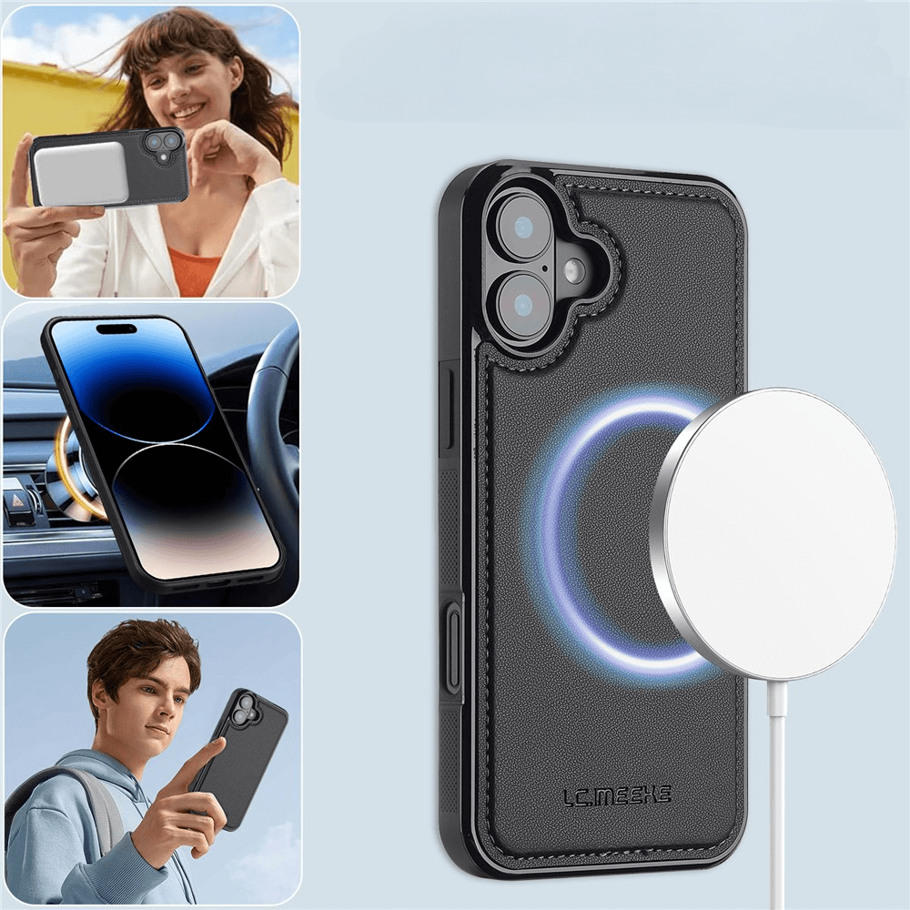 iPhone 17 - LC.IMEEKE série L2 Portefeuille et étui
