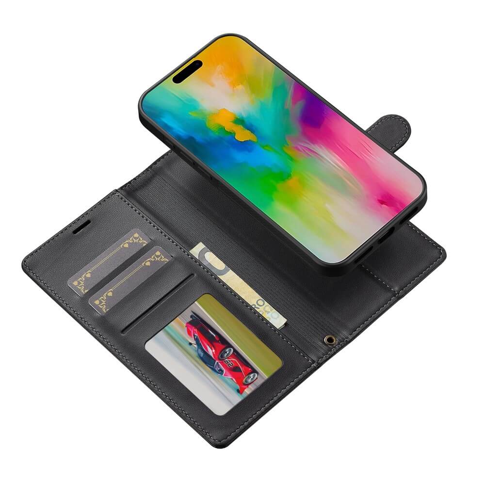 iPhone 17 - LC.IMEEKE série L2 Portefeuille et étui