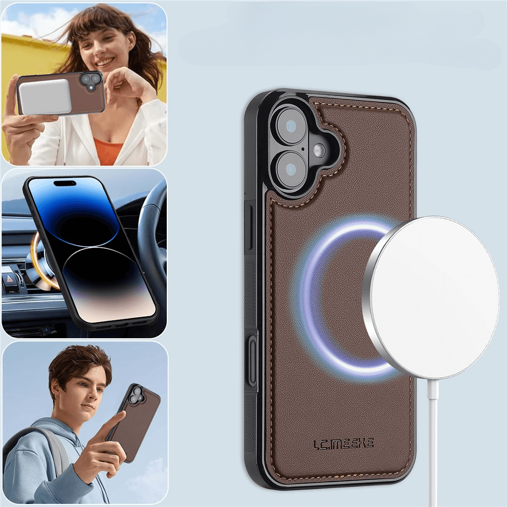 iPhone 17 - LC.IMEEKE série L2 Portefeuille et étui