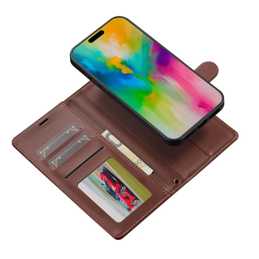iPhone 17 - LC.IMEEKE série L2 Portefeuille et étui
