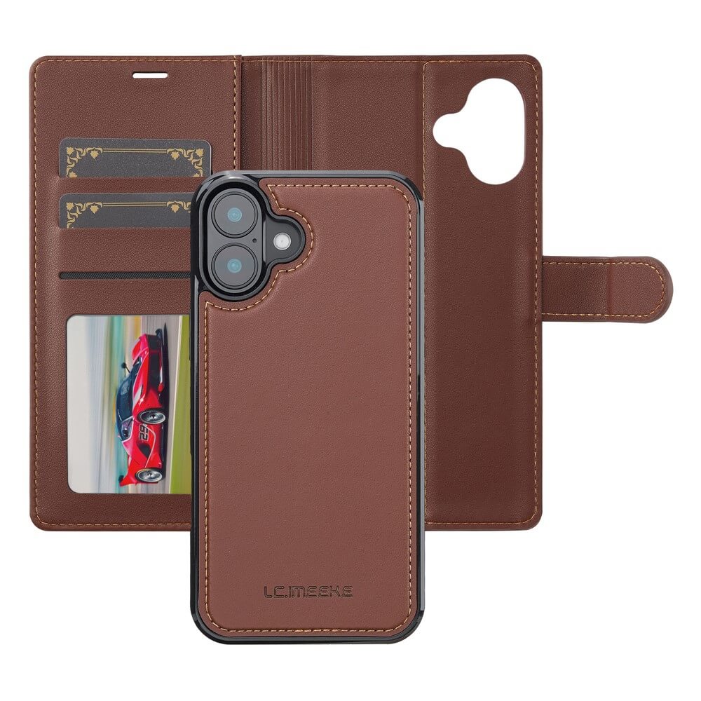 iPhone 17 - LC.IMEEKE série L2 Portefeuille et étui