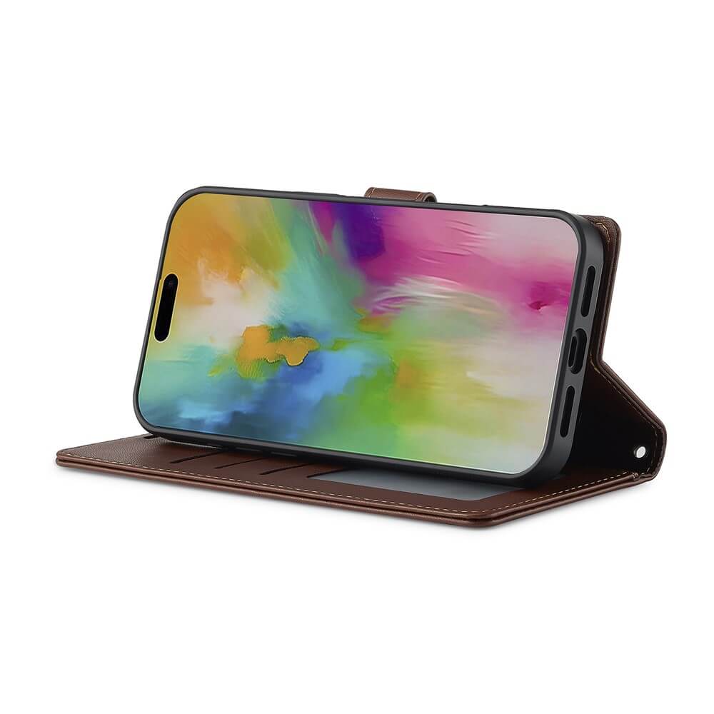 iPhone 17 - LC.IMEEKE série L2 Portefeuille et étui