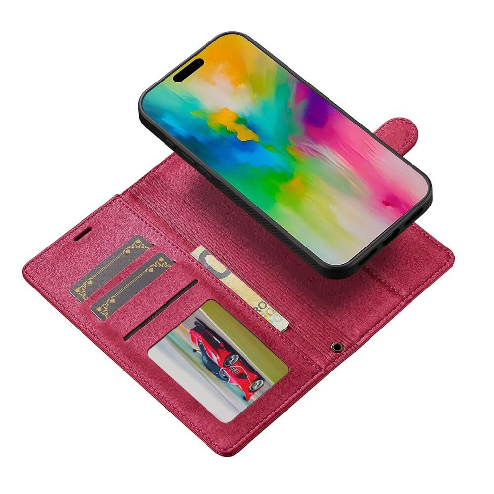 iPhone 17 - LC.IMEEKE série L2 Portefeuille et étui
